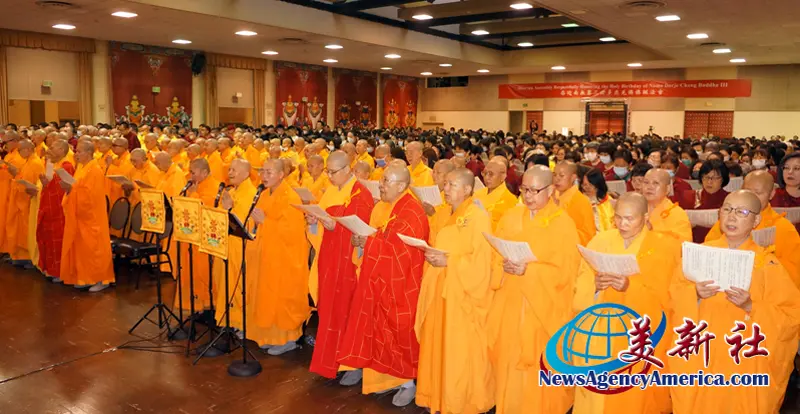 【美新社资讯】2025年《南 无 第 三 世 多 杰 羌 佛 经 藏 总 集》新卷隆重发行 全球佛教徒蒞美，共沐佛恩迎经藏-图片9